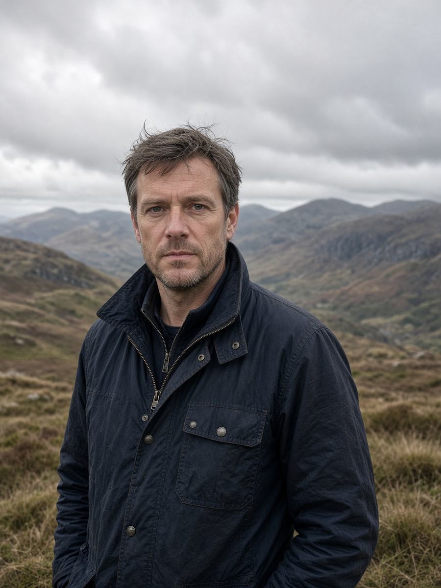 Portrait of Ellis Crowe on a Cumbrian hillside